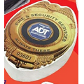 Security badge/ Police Badge compressed shape shirt.